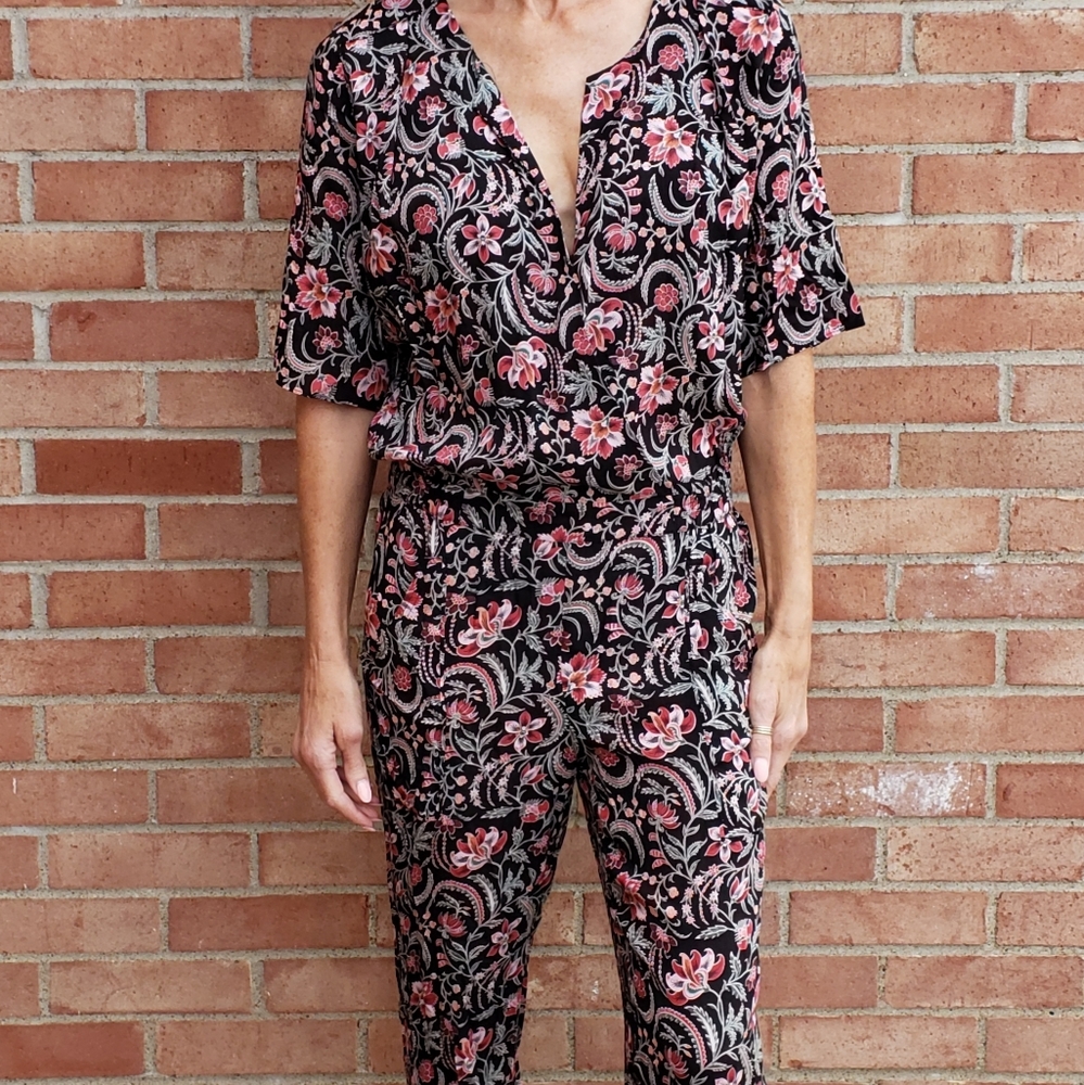 Printed jumpsuit/romper